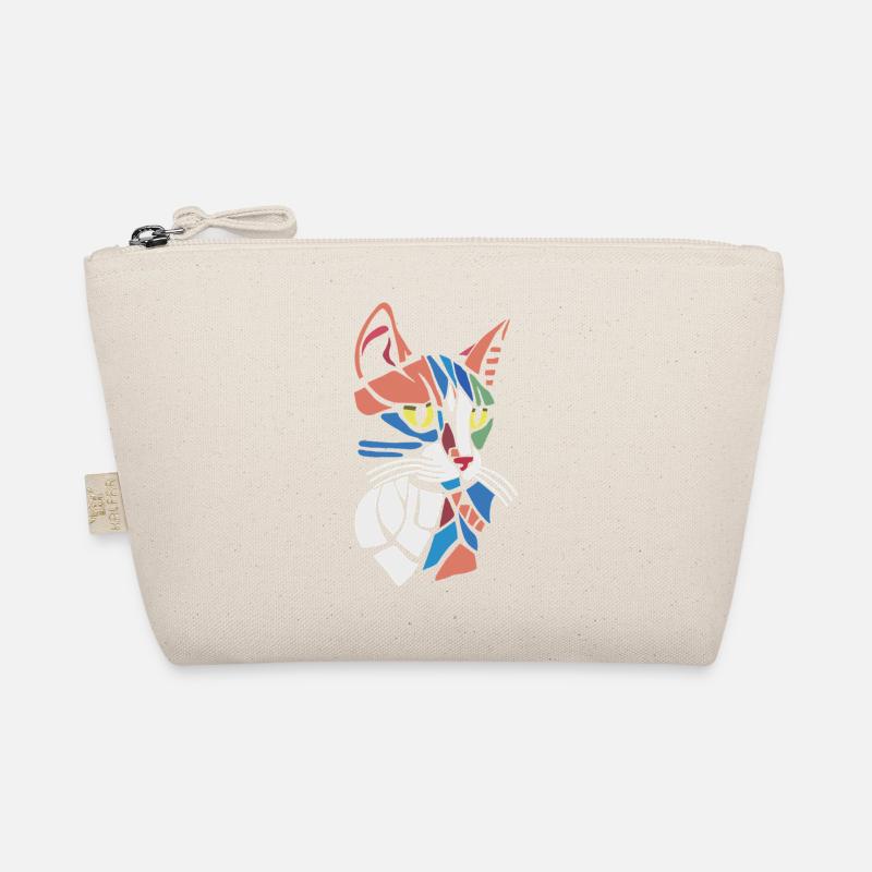 Abstrait géométrique amoureux des chats Trousse biologique