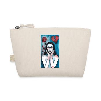 Broken love, grieving lady - Organic Pouch - nature - Front