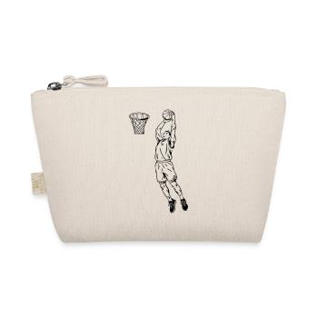 Basketball Slam Dunk - Organic Pouch - nature - Front