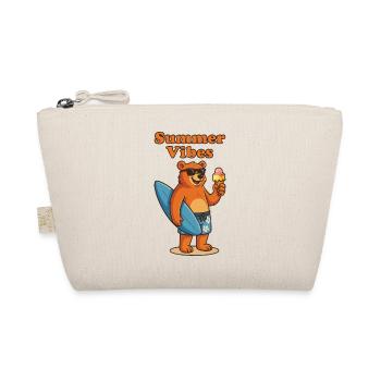 Summer Vibes Bear - Ours d’été avec glace - Trousse biologique - nature - Devant