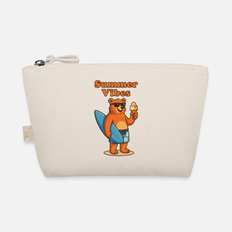 Summer Vibes Bear - Sommerbär mit Eis Organic Pouch