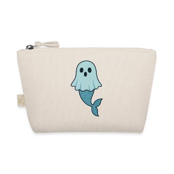 Ghost Mermaid Illustration - Organic Pouch - nature - Front
