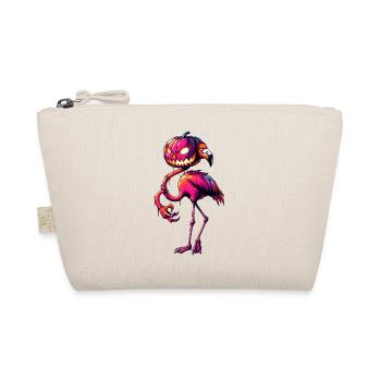 Halloween flamant rose dessin animé citrouille monstre fusion - Trousse biologique - nature - Devant