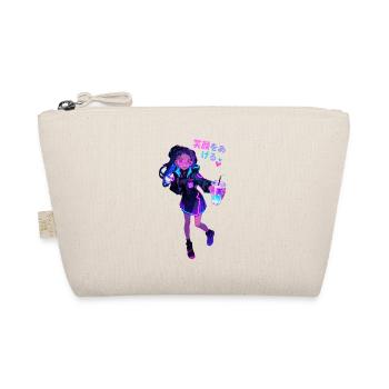 Neon_Drink_Cyber_Girl - Organic Pouch - nature - Front