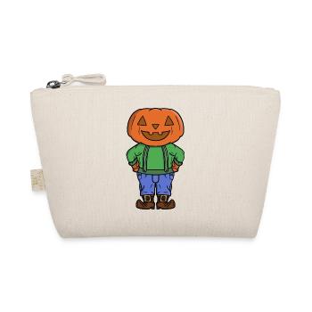 Pumpkin Head Kid - Organic Pouch - nature - Front