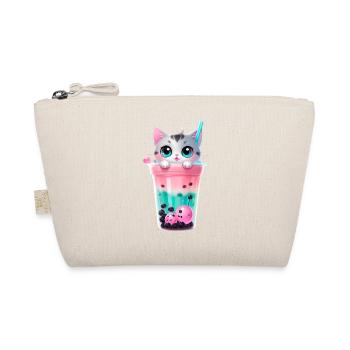 Kitten Bubble Tea Pastel - Organic Pouch - nature - Front
