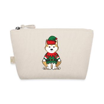 Akita Inu Costume d’elfe de Noël Holiday Dog Lover - Trousse biologique - nature - Devant