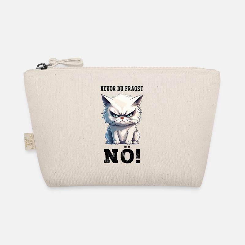 Before You Ask Nope No Cat Funny Saying Humor Organic Pouch