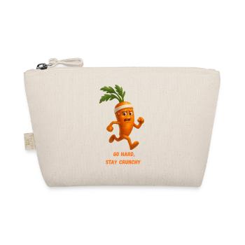 CarrotsGo Hard Stay Crunchy Caricature - Organic Pouch - nature - Front