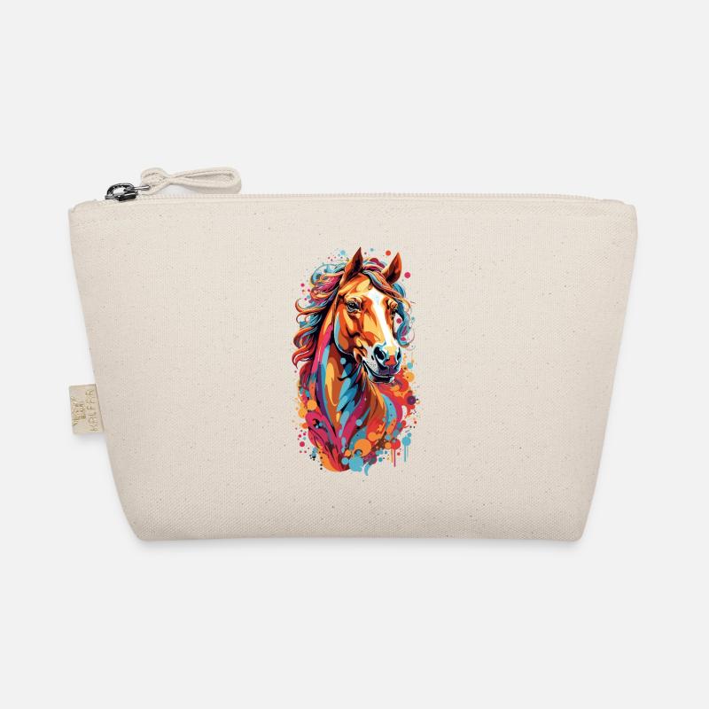 Tempête de couleurs Tête de cheval - Trousse biologique - nature
