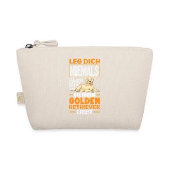 Golden Retriever Owner Owner Gift - Organic Pouch - nature - Front