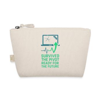 Startup Founder Survivor Burnout Recover - Organic Pouch - nature - Front