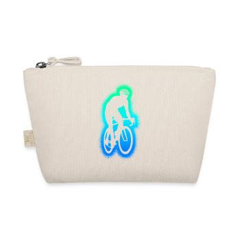 Fahrrad Rennradfahrer Kinder Herren Jungen Rennrad - Bio-Täschchen - Natur - Vorne