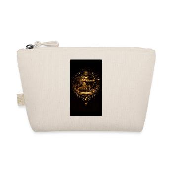 Golden Zodiac Collection – Sagittarius Astrology - Organic Pouch - nature - Front