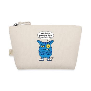 Your Face Reflects Stupidity - Zooki - Organic Pouch - nature - Front