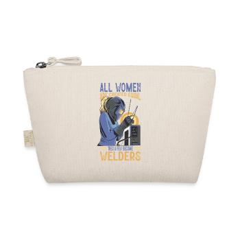 Welder Saying Gifts for Metalworkers - Organic Pouch - nature - Front