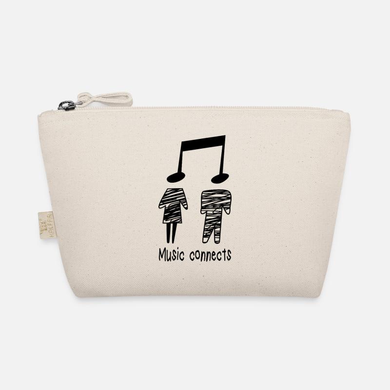 Musik Musiker Musiklehrer Spruch Geschenk Noten - Bio-Täschchen - Natur