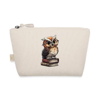Club de lecture humoristique Owl Wise Stack Librarian - Trousse biologique - nature - Devant