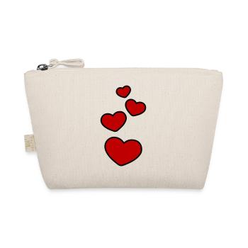 Coeurs Symbole Amour - Trousse biologique - nature - Devant