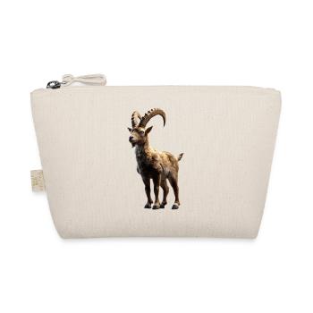 Steinbock Ziege Alpensteinbock Capricorn Ziegen - Bio-Täschchen - Natur - Vorne