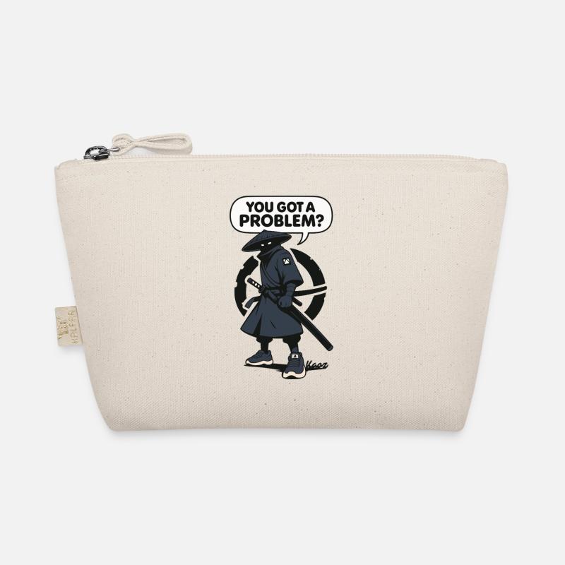 Shadow ninja with saying Organic Pouch
