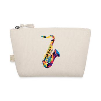 ColorSaxophone Art Print - Organic Pouch - nature - Front