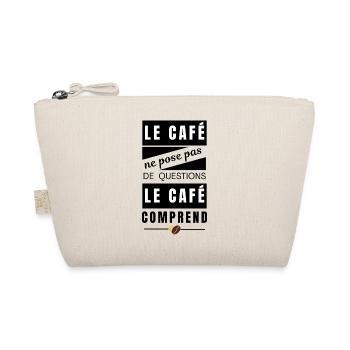 Design Minimaliste - Le Café Comprend - Trousse biologique - nature - Devant