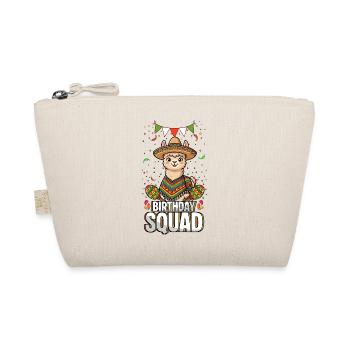 Birthday Squad Cinco De Mayo Mexican Flag - Organic Pouch - nature - Front