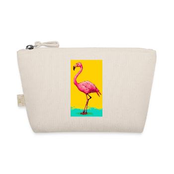 Flamingo - Bio-Täschchen - Natur - Vorne