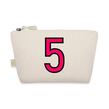 5. ANNIVERSARY. 5 YEARS. 5th ANNIVERSARY. CHILD - Organic Pouch - nature - Front