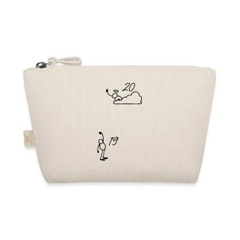 20 Years 20th Anniversary Gift - 20 Years - Organic Pouch - nature - Front