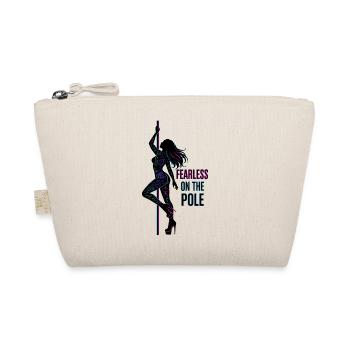Fearless on the Pole – Neon Line Art Silhouette - Organic Pouch - nature - Front