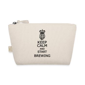 Keep calm and start brewing  - Organic Pouch - nature - Front