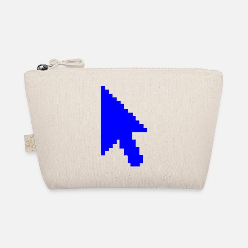 Pointer Mouse Silhouette Organic Pouch