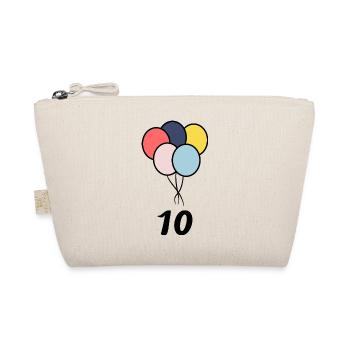 10. 10 ANS. 10e ANNIVERSAIRE. ANNIVERSAIRE 10 ANS. - Trousse biologique - nature - Devant
