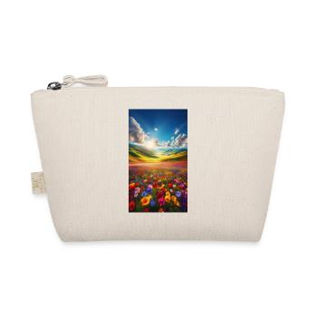 Rainbow meadow in sunlight - Organic Pouch - nature - Front