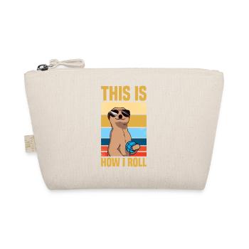 This is how i roll Petanque Boule Boule Player - Organic Pouch - nature - Front
