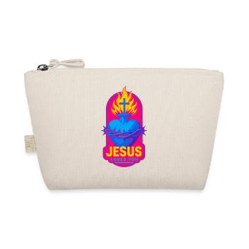Sacred Heart Jesus Neon - Trousse biologique - nature - Devant