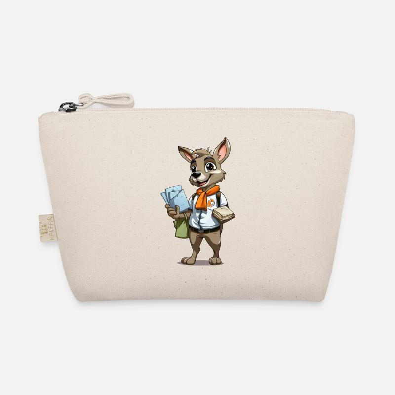 Courier bunny with letters Organic Pouch