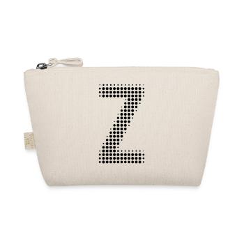 Buchstabe Z – Punktmuster Initial Design - Bio-Täschchen - Natur - Vorne