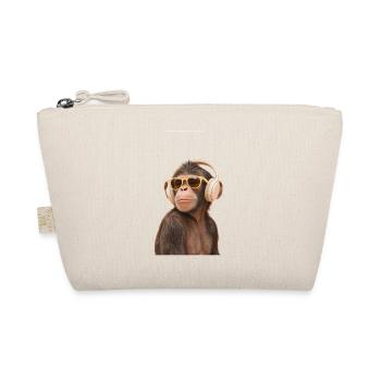 Singe cool avec un casque - Trousse biologique - nature - Devant