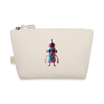 Blue Bottle Buddy Alien - Organic Pouch - nature - Front