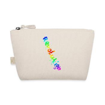 REVOLUTION (Regenbogen) - Bio-Täschchen - Natur - Vorne