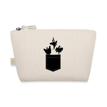 Funny Halloween Pocket Halloween Ghost - Bio-Täschchen - Natur - Vorne