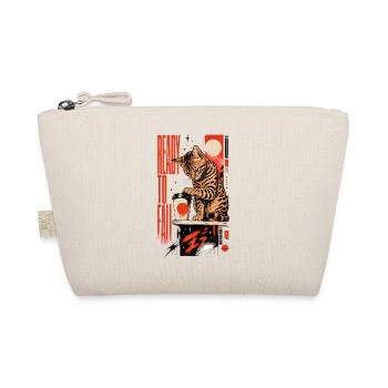 Ready to Fall – Cheeky Bengal Cat - Organic Pouch - nature - Front