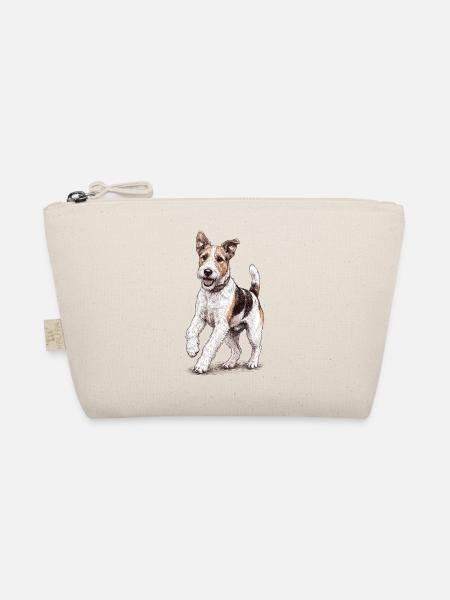 "Kleiner Fox" - Welpe Foxterrier - Bio-Täschchen - Natur