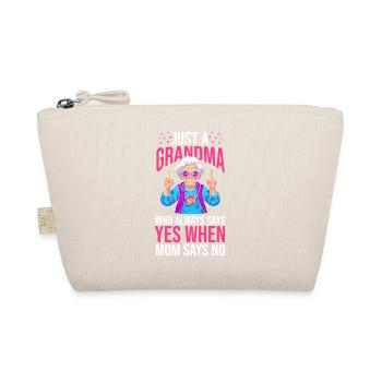 Just a Grandma Nana Mimi Gigi Grammy Grandmother - Bio-Täschchen - Natur - Vorne