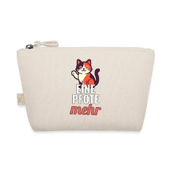 Adoption einer Katze Geschenk für Katzenfans - Bio-Täschchen - Natur - Vorne