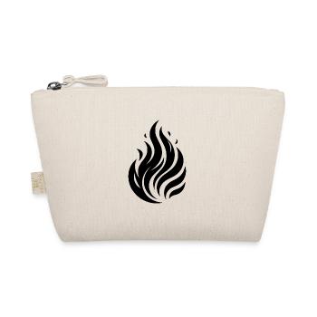 Feuer Tattoo Flammen Illustration Design - Bio-Täschchen - Natur - Vorne