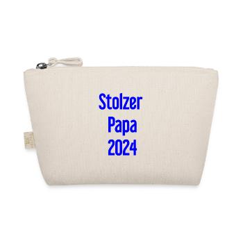 Proud Dad 2024 – for new fathers - Organic Pouch - nature - Front